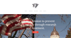Desktop Screenshot of militaryveteranproject.org